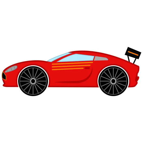 Coche de carreras aislado — Vector de stock