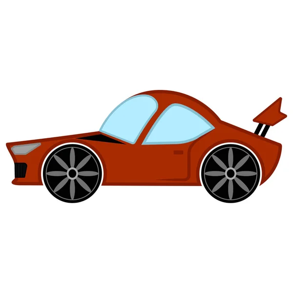 Coche de carreras aislado — Vector de stock