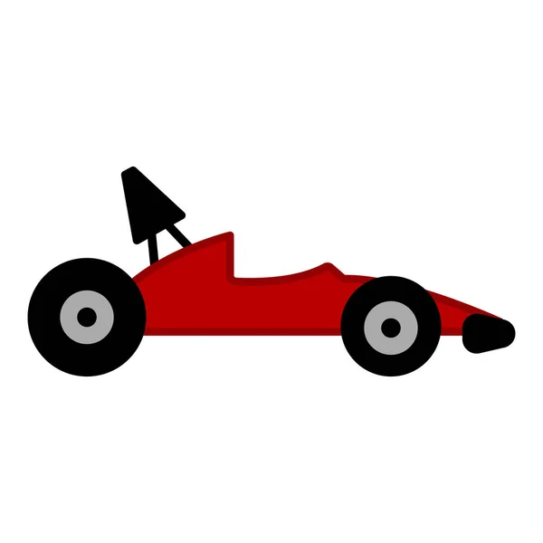 Geïsoleerde racewagen — Stockvector