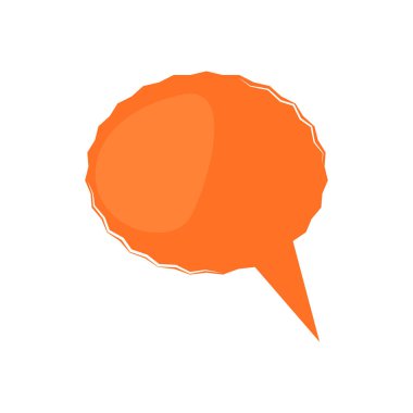 Komik izole kabarcık sohbet