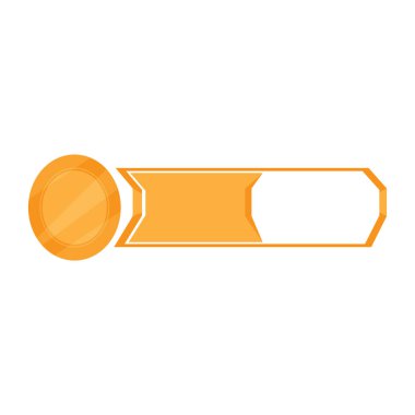 Altın sikke ile izole videogame Bar