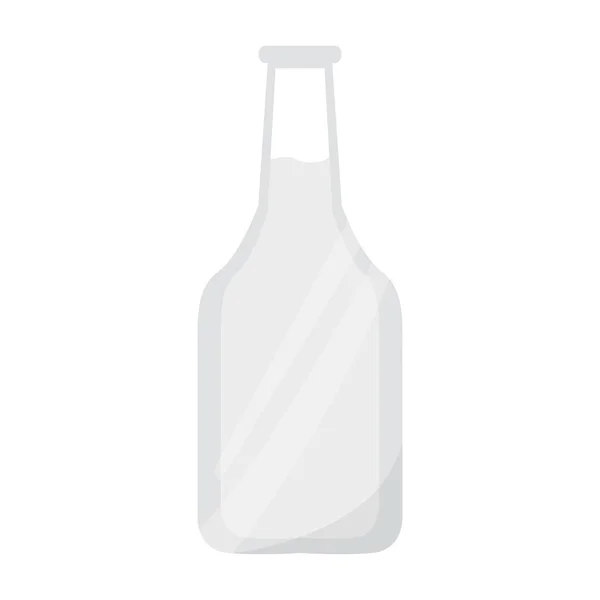 Bouteille de lait isolée — Image vectorielle