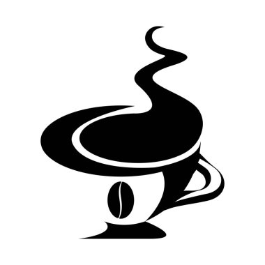 İzole kahve fincanı simgesi