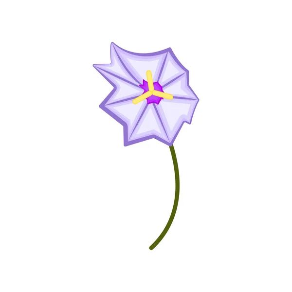 孤零零的美丽花朵 — 图库矢量图片