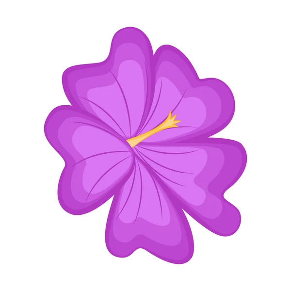 Isolada bela flor — Vetor de Stock