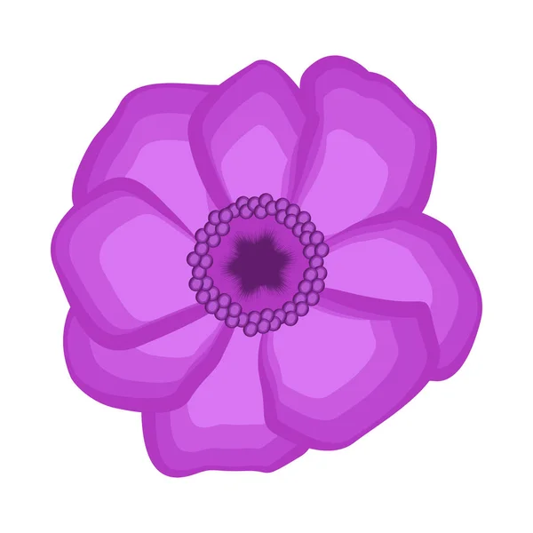 Flor hermosa aislada — Vector de stock