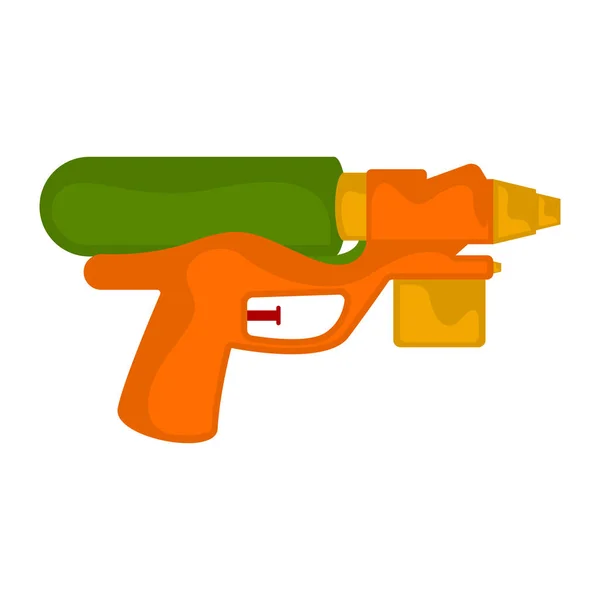 Çocuklar için izole renkli su tabancası oyuncak — Stok Vektör