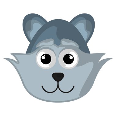 Beyaz arka plan üzerinde izole sevimli rakun