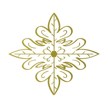 İzole edilmiş arabesk deseni