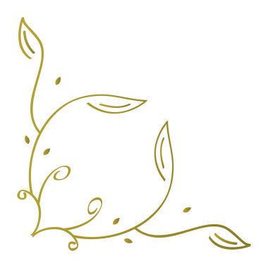 İzole edilmiş arabesk deseni