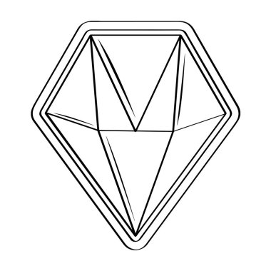 Elmas simgesi noktalı etiket