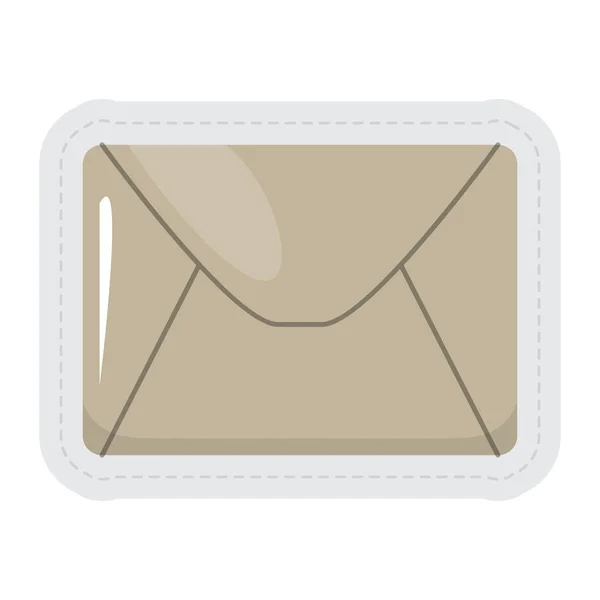 Наклейка на конверт — стоковый вектор