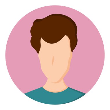 Bir kadının izole güzellik avatar