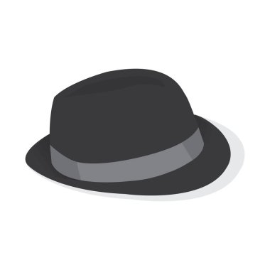 Kurdele ile izole geleneksel vintage şapka