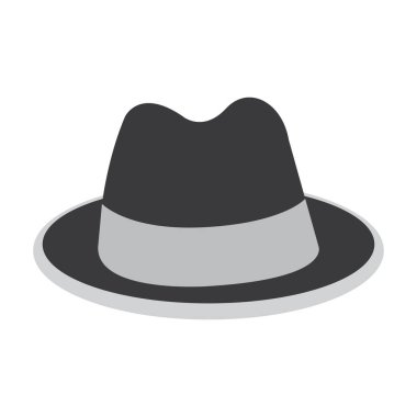 Kurdele ile izole geleneksel vintage şapka