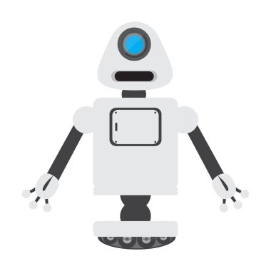 İzole robot oyuncak - Vektör