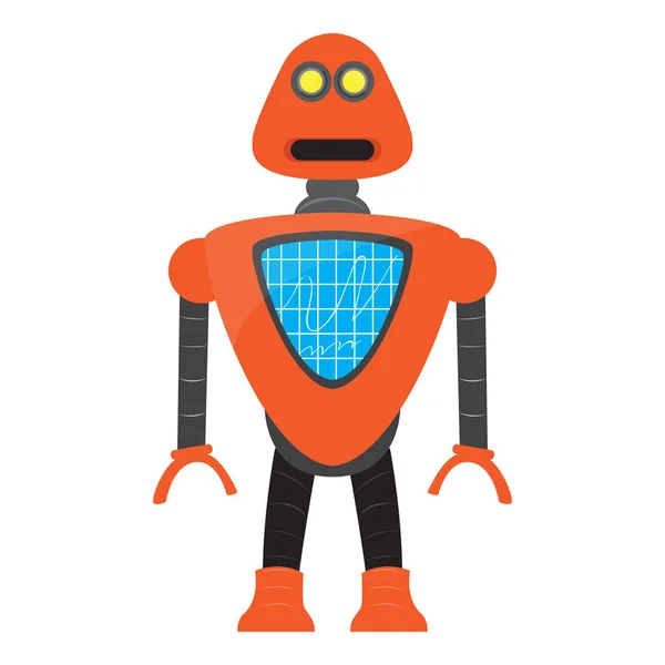 Изолированная игрушка робота - вектор — стоковый вектор