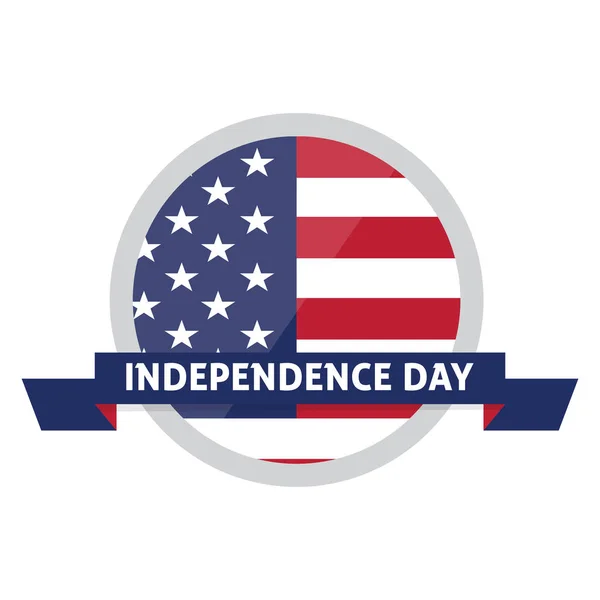 4. července. Den nezávislosti — Stockový vektor