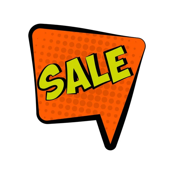 Comic bubble chat sale — Stock Vector