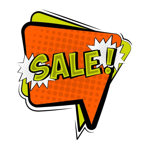 Comic bubble chat sale — Stock Vector