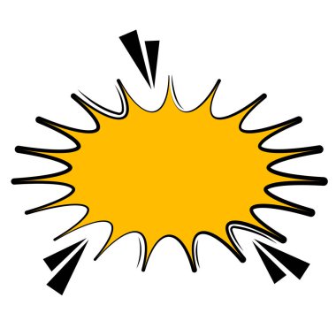 Renkli komik kabarcık sohbet