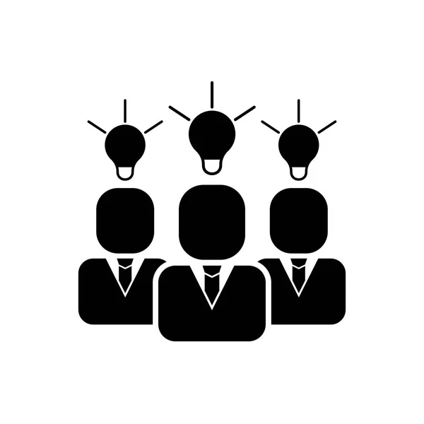 Isolated business teamwork icon. Business concept