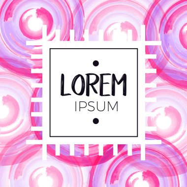 Retro suluboya çerçeve