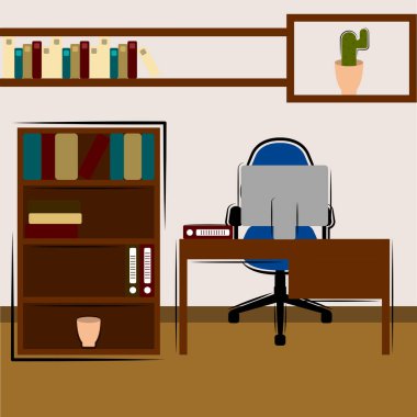 Ofis işyeri görünümü