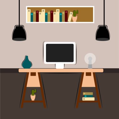 Ofis işyeri görünümü