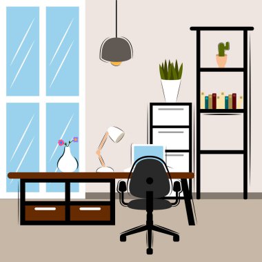 Ofis işyeri görünümü