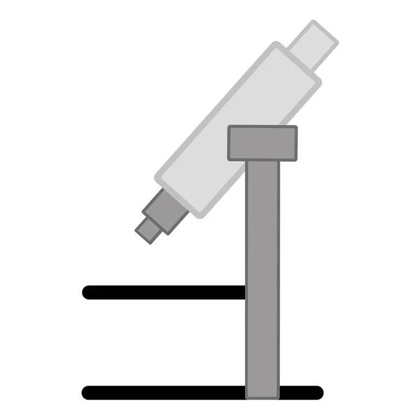 Geïsoleerde wetenschappelijke Microscoop apparatuur — Stockvector