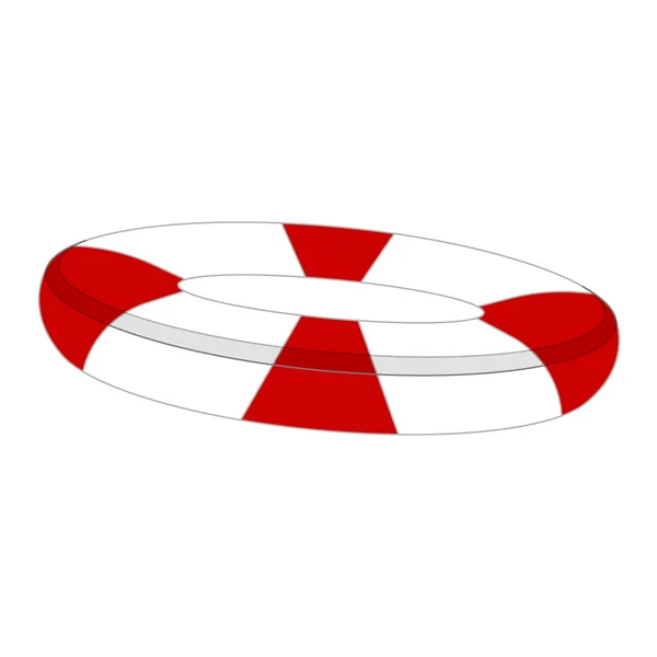 Isolée icône ceinture de vie — Image vectorielle
