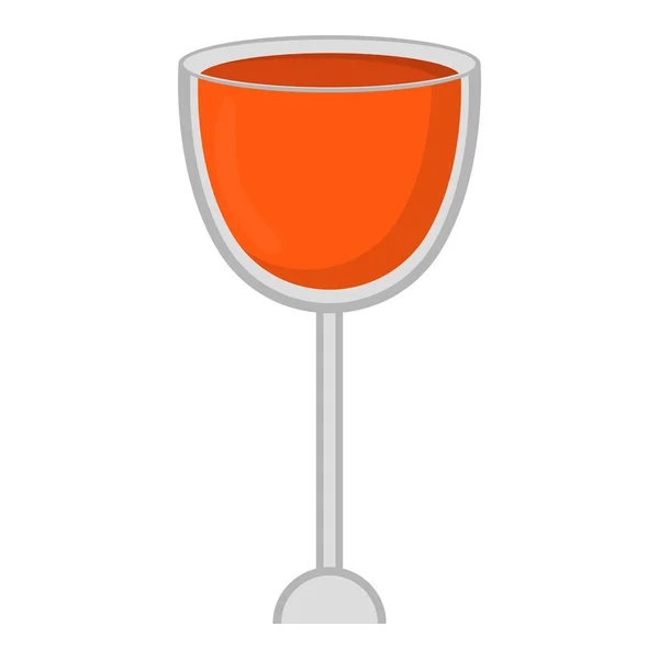 Geïsoleerde oranje cocktail — Stockvector