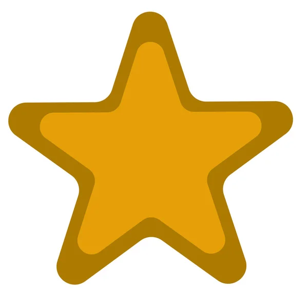 Isolée icône étoile de mer — Image vectorielle