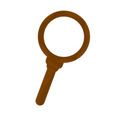 İzole büyüteç görüntüsü