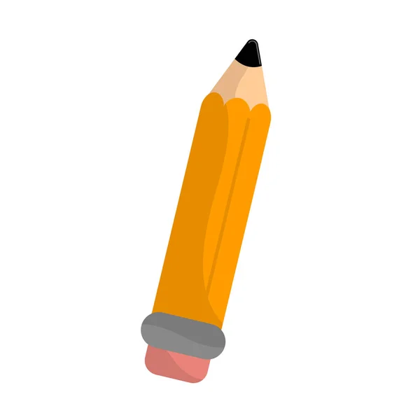 Ícone de lápis isolado —  Vetores de Stock