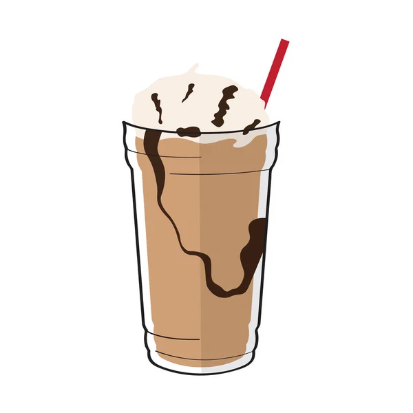 Geïsoleerd frappe icoon — Stockvector