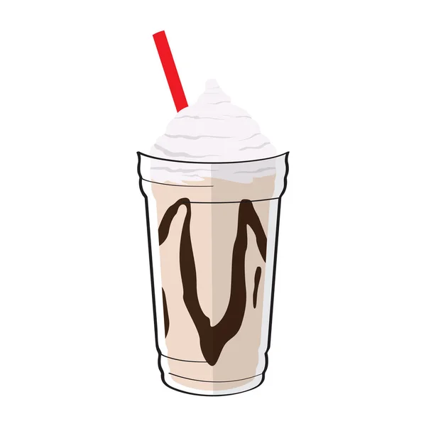 Isolated frappe icon — Stock Vector