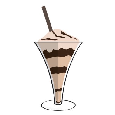 İzole frappe simgesi