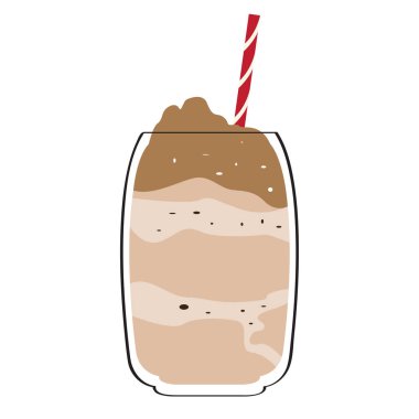 İzole frappe simgesi