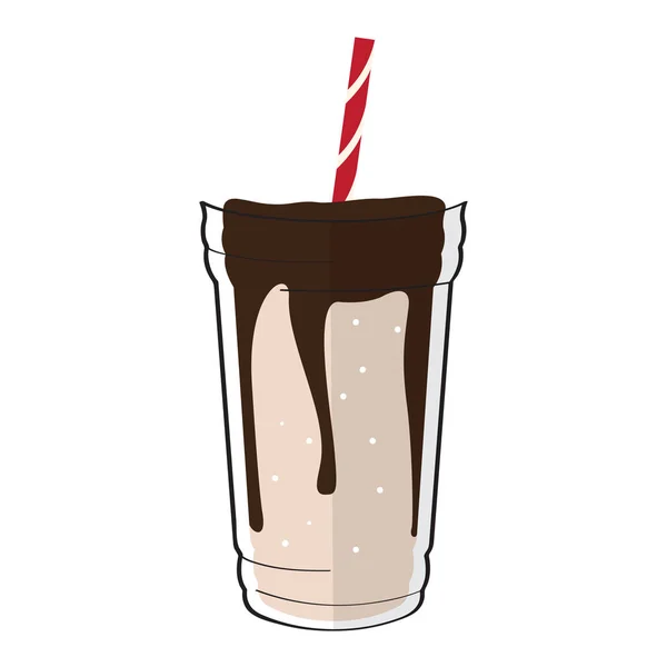 Ícone de frappe isolado — Vetor de Stock