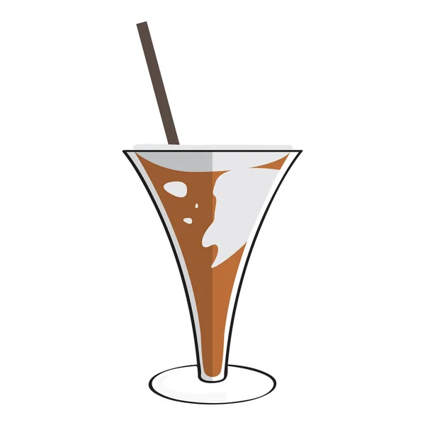 Geïsoleerd frappe icoon — Stockvector