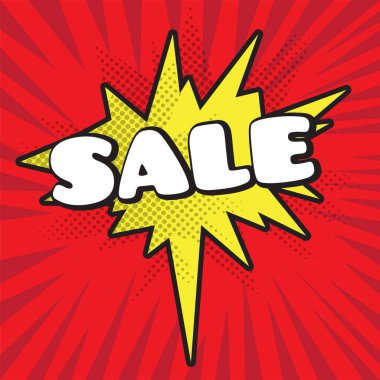 Komik kabarcık sohbet satışı