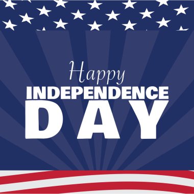 ABD Bağımsızlık günü grafik tasarım