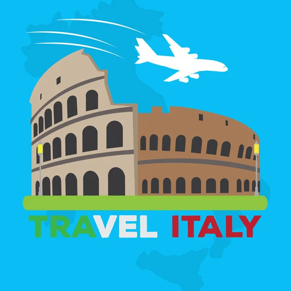 Resa till Italien — Stock vektor