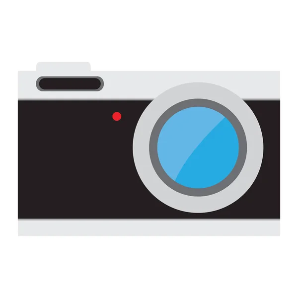 Geïsoleerde fotocamera — Stockvector