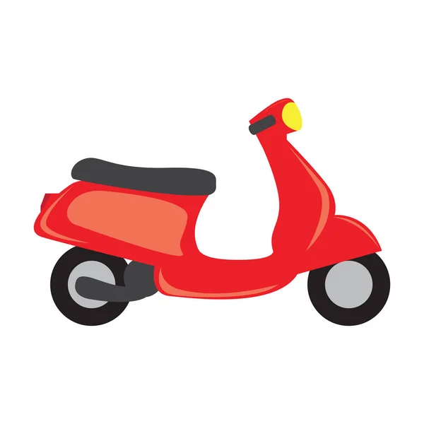 Isolated motorcycle icon — Stock Vector