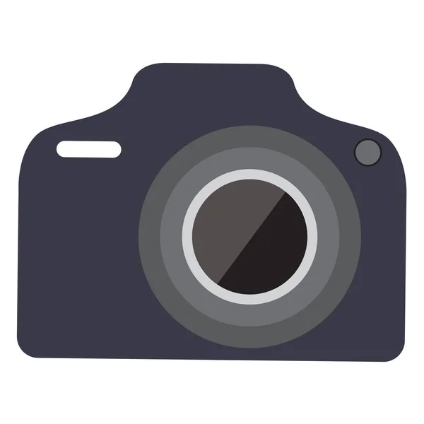 Geïsoleerde fotocamera — Stockvector