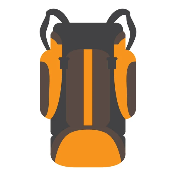 Ізольований рюкзак для кемпінгу — стоковий вектор