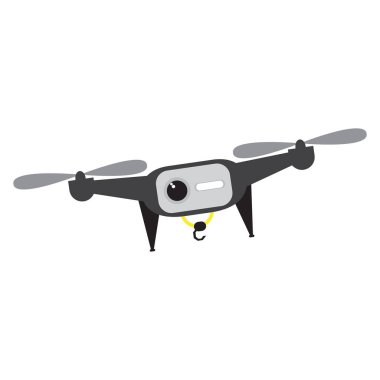 İzole uçan drone
